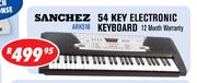 Sanchez 54 Key Electronic Keyboard ARK518