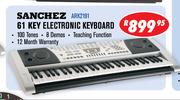 Sanchez 61 Key Electronic Keyboard ARK2191