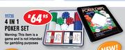 4 In 1 Poker Set 111736