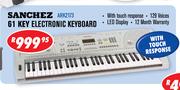 Sanchez 61 Key Electronic Keyboard ARK2173