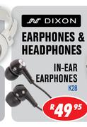 Dixon Earphones & Headphones In Ear Earphones K2B