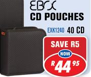 Ebox CD Pouches 40 CD EXK1240