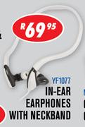 Dixon In Ear Earphones With Neckband YF-1077