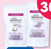 Oh So Heavenly Roll On Refills-100ml Each