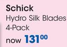 Schick Hydro Silk Blades 4 Pack-Each