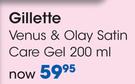 Gillette Venus And Olay Satin Care Gel-200ml