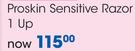 Gillette Proskin Sensitive Razor 1 Up