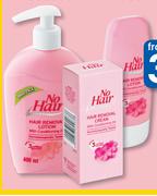 No Hair Hair Removing Lotion Or Cream-Each
