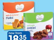 Clicks Made 4 Baby Oat And Apple Cookies-Each