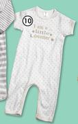 Clicks Unisex Short Sleeved Babygrow-Each