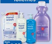 Clicks Hand Wash And Body Wash-1Ltr,Foam Bath-2Ltr And Refills-1.5Ltr Each