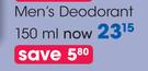 Adidas Men's Deodorant-150ml
