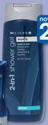Clicks Men's 2 In 1 Refresh Shower Gel-400ml Each