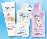Oh So Heavenly Hand Cream-25ml,Body Lotion,Foam Bath Or Body Wash-90ml Each