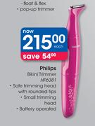 Philips Bikini Trimmer HP6381