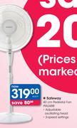 Safeway 40cm Pedestal Fan PIA2488