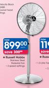 Russell Hobbs Stainless Steel Pedestal Fan