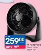 Honeywell Silent Turbo Black Fan