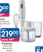 Safeway White Stick Blender Set JA2874-Per Set