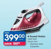 Russell Hobbs 2400 Watt Steam Iron Stainless Steel Soleplate