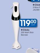Clicks 200 Watt Stick Blender