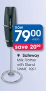 Safeway Milk Frother with Stand SWMF 1001