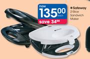 Safeway 2-Slice Sandwich Maker-Each
