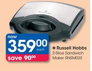 Russell Hobbs 2-Slice Sandwich Maker RHSM0353