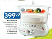 Kambrook 2-Tier Food Steamer