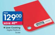Love Cooking Digital Platform Scale-Each