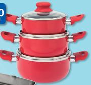 Love To Cook 6 Piece Aluminium Pot Set-Per Set