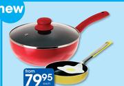Love Cooking 14cm Aluminium Frying Pan With Turner-Each