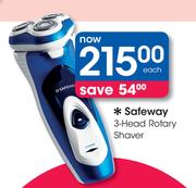 Safeway 3-Head Rotary Shaver 