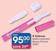 Safeway Battery-Operated Beauty Trimmer S3901-Each
