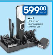 Wahl Lithium Ion Rechargeable Trimmer Set-Per Set