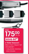 Vidal Sassoon Men's Hair Clipper Set VSCL8454E1-Per Set