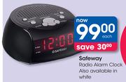 Safeway Radio Alarm Clock-Each