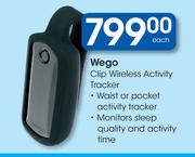 Wego Clip Wireless Activity Tracker-Each