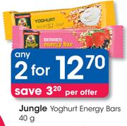 Jungle Yoghurt Energy Bars-2x40g