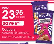 Cadbury Marvellous Creations Candy Chocolates-160g Per Pack