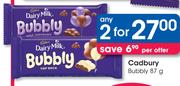 Cadbury Bubbly-2x87g