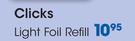 Clicks Light Foil Refill