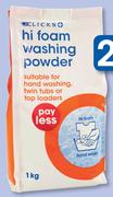 Clicks Hand Wash Washing Powder-2kg