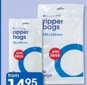 Clicks 20 Small Zipper Bags
