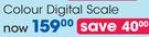 Clicks Colour Digital Scale