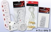 Safeway Plugs, Adaptors & Leads-Each