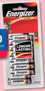 Energizer Max AA 16 Pack Batteries-Per Pack