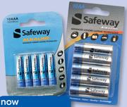 Safeway AAA Or AA Alkaline 10 Pack Batteries-Per Pack