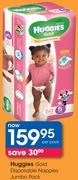 Huggies Gold Disposable Nappies Jumbo Pack-Per Pack