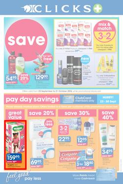 Clicks : Feel Good Pay Less (23 Sep - 21 Oct 2014), page 1